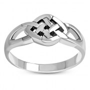 Plain Celtic Knot Ring Sterling Silver, rp128